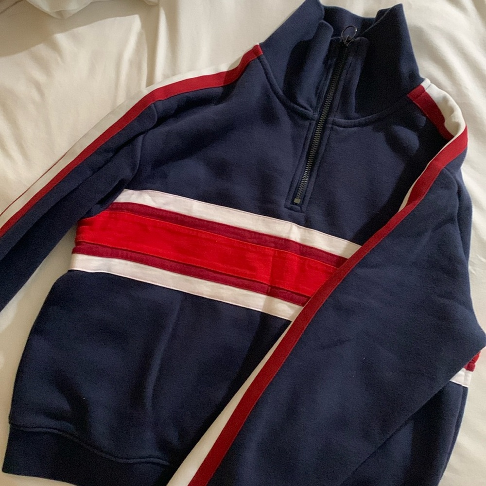 Tommy Jeans Quarter Zip Fleece Pullover